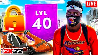  HITTING LEVEL 40 on NEXT GEN LIVE - LVL 40 ON BOTH GENS! BEST JUMPSHOT & BEST BUILD NBA 2K22