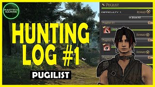 Final Fantasy XIV Pugilist Hunting Log #1 Guide