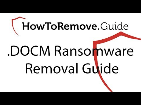 .DOCM File Virus Ransomware Removal