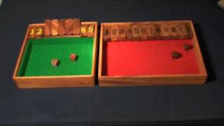 Shut-The-Box Game - rules of play.