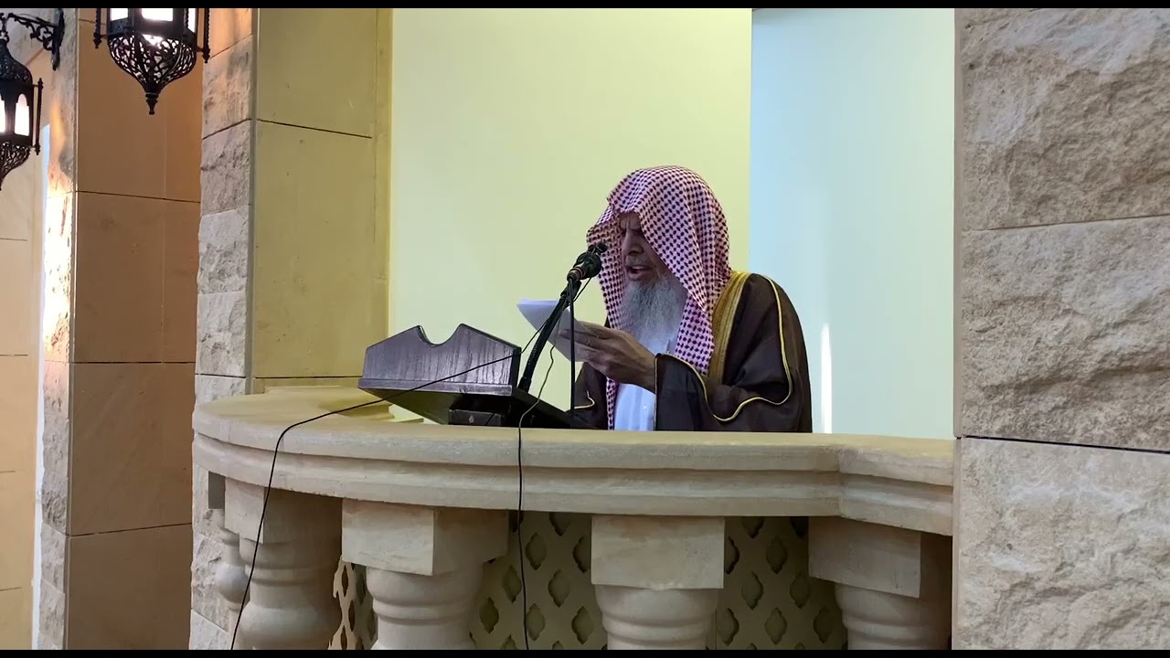خَطَبةً الاستسقاء لفَضِيلَةِ الشَّيْخِ عَبْدِ اْللّه بنِ صَالَحٍ القُصَيِّر حَفِظَهُ اللهُ