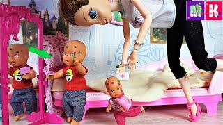 КОГДА МЫ БЫЛИ МАЛЕНЬКИЕ👶🤣🤣 Катя и Макс веселая семейка! Смешные куклы Барби мультики Даринелка ТВ