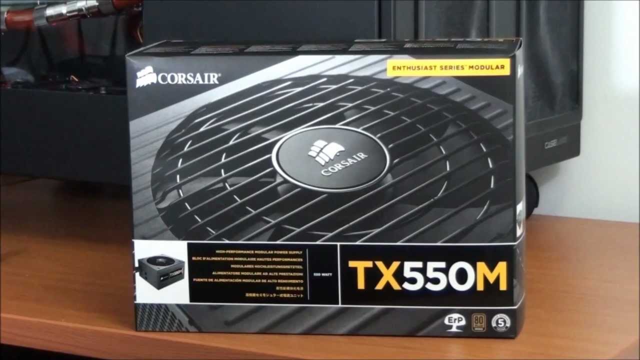 udrydde Tom Audreath Fange Corsair TX550M PSU Overview - YouTube