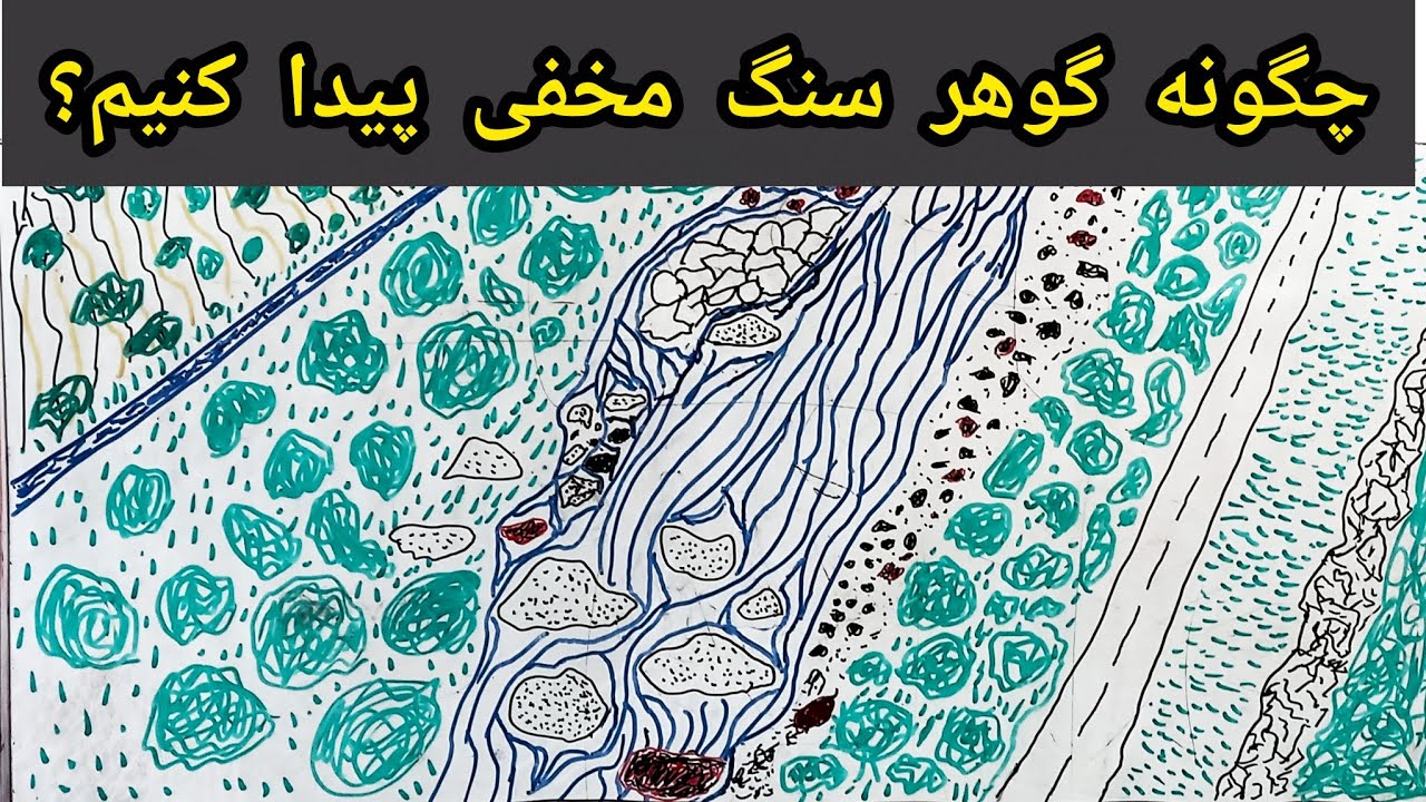 چگونه رگه‌های مخفی گوهر سنگهای طلا دار را پیدا کنیم؟ در این ویدئو تجربه‌ی خودم رو توضیح دادم و .....