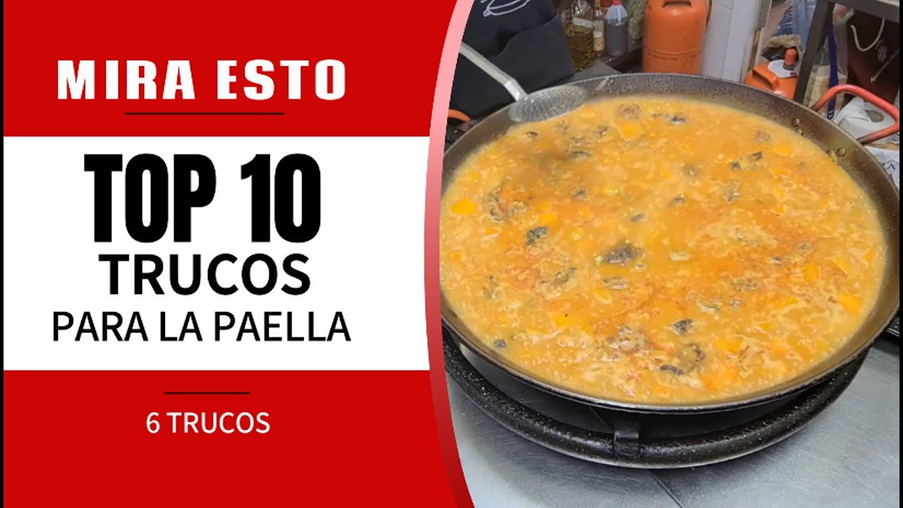 6 TRUCOS para hacer LA PAELLA VALENCIANA QUE IGUAL NO SABIAS El agua
