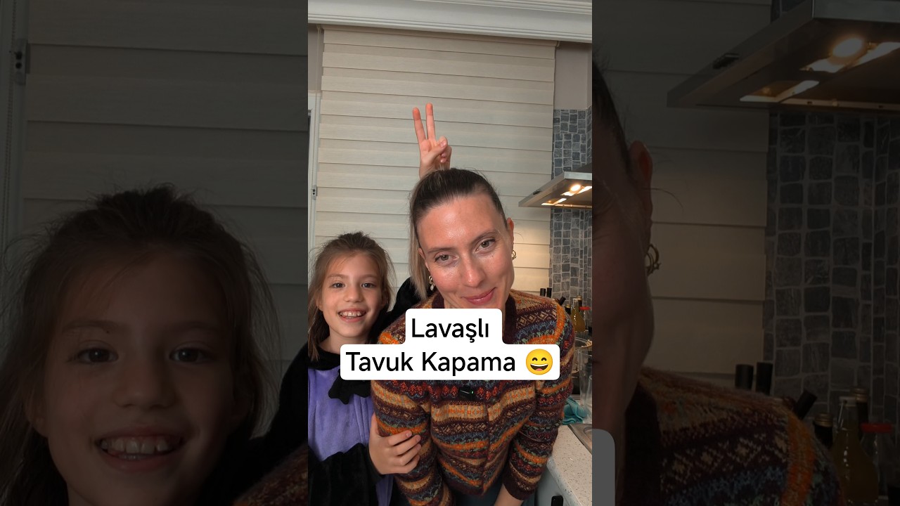 Ela ile LAVAŞLI TAVUK KAPAMA koyduk adını 😍 #tarif #lezzet #mutfak  #annekız #pratiktarifler
