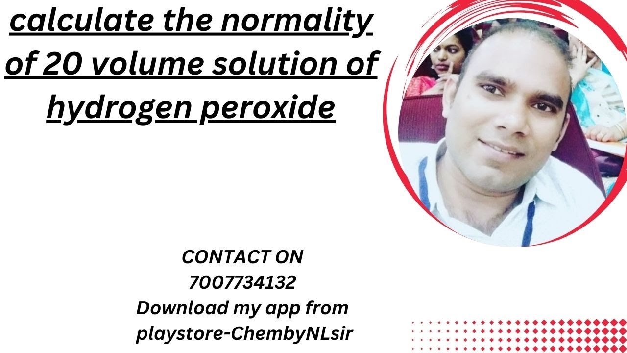 20 Volume Hydrogen Peroxide Concentration: Applications, Safety, and Handling