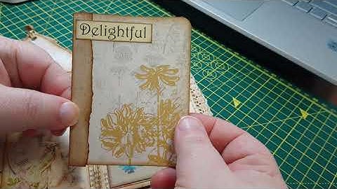 Double Envelope Flip Out Tag Book