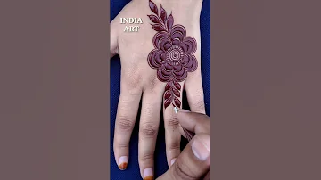 Today's new finger henna design tattoo||gorgeous mehndi designs||new mehndi designs #youtubeshorts