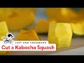 How to Cut a Kabocha Squash (Japanese Pumpkin) かぼちゃの切り方