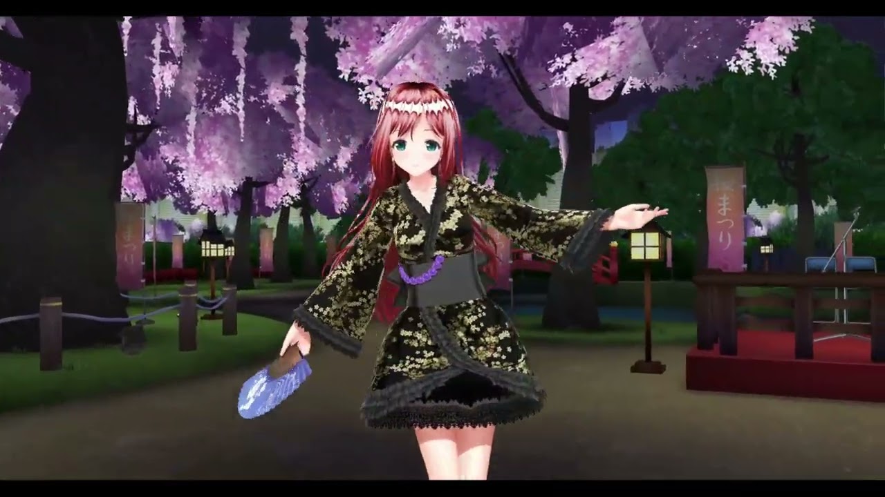 [com3d2]ダンス さくらうららか、はらひらりver.おしとやか カスタムオーダメイド3D2