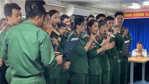 NHỮNG “ĐOÁ HOA” XINH ĐẸP CỦA HỌC VIỆN QUÂN Y HÁT “LƯỚT SÓNG RA KHƠI”