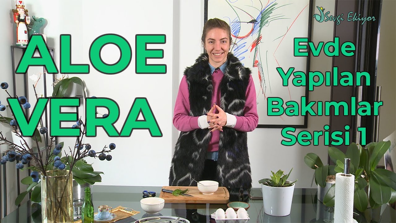 Aloe Vera Bitkisi - Evde Yaplan Bakmlar Serisi 1
