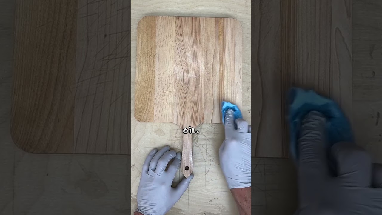 Попробуйте это, прежде чем выбросить разделочную доску 😉