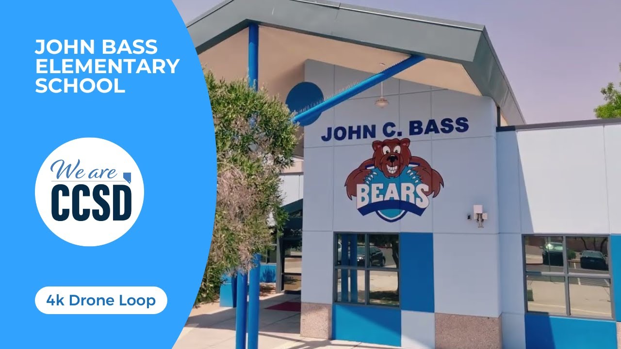 John C. Bass Elementary School - 4k Drone Loop