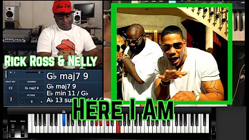 How to play RICK ROSS feat. NELLY - HERE I AM (PIANO TUTORIAL) Bb Minor