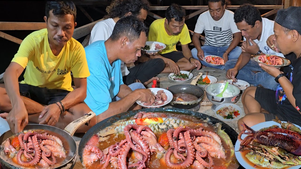 RAMADHAN Hari Ke.3 Berburu Ikan & Gurita buat Sahur bulan Puasa