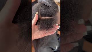 4C Queen 🩷 #keratintreatment #type4hair #4chair #hairtransformation #hairdressers 