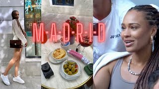 MADRID, SPAIN 🤍 VLOG : Madrid Tennis Tournament, Trying to back into shape OTR, Trying New foods! 🤍 Details