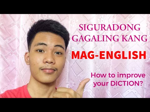 Video: Paano Magbigay Ng Diction