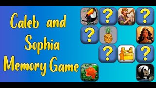 Caleb and Sophia Memory Game screenshot 1