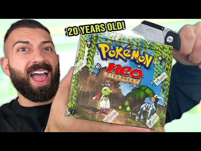 pokemon neo discovery 1st edition booster box Pack  The Pokcave Unboxing 1st Edition Pokemon Cards