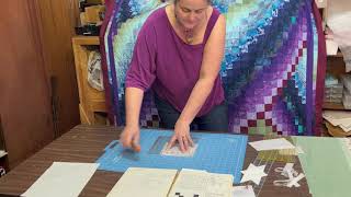 Jacob’s ladder quilt: how to cut and piece (step 1)