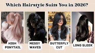 Which Hairstyle Suits You in 2026? 💇‍♀️✨ Find Your Perfect Hair Glow-Up! |@quizgalaxtopia​