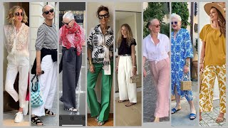 Chic And sophisticated ||Outfits ideas for mature Women 🎀💄🎀👠 Over 50+ 60+ 70