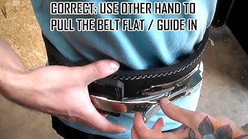 How to correctly put on Strength Shop Lever Belt