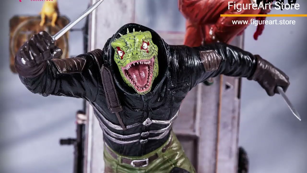 【Nekonohitoฅ^•ω•^ฅ】 Dorohedoro- Caiman & Nikaido Statue- Anime Figure - YouTube
