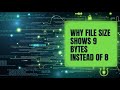 Linux Tutorial: Why File Size Shows 9 Bytes Instead of 8 | Echo vs Printf Explained
