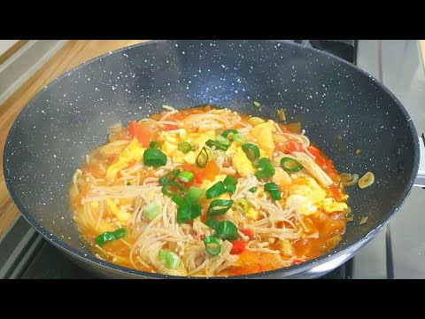 Cara Memasak Jamur Enoki Dan Telur Yang Enak