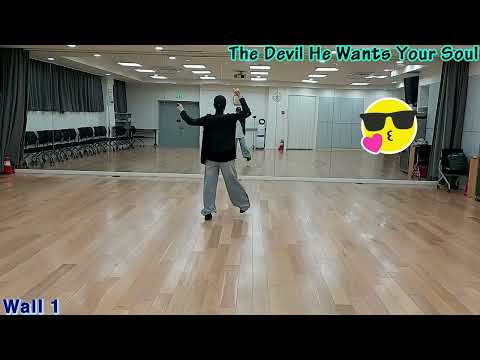 THE DEVIL HE WANTS YOUR SOUL LINE DANCE(HIGH BEGINNER), Colin Ghys (Jan 2026)