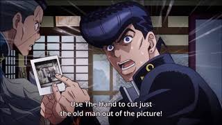 okuyasu runs OUT a window