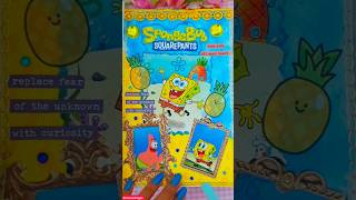 SpongeBob Journal 💛🍍 ASMR Scrapbooking 💛🍍 #asmr #shorts #scrapbooking #journal #spongebob