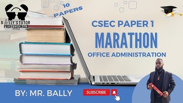 CSEC Office Administration PAPER 1 Marathon