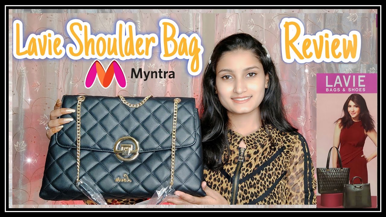 LAVIE SHOULDER BAG REVIEW LAVIE BAGS MYNTRA BAGS QUILTED BAGS YouTube