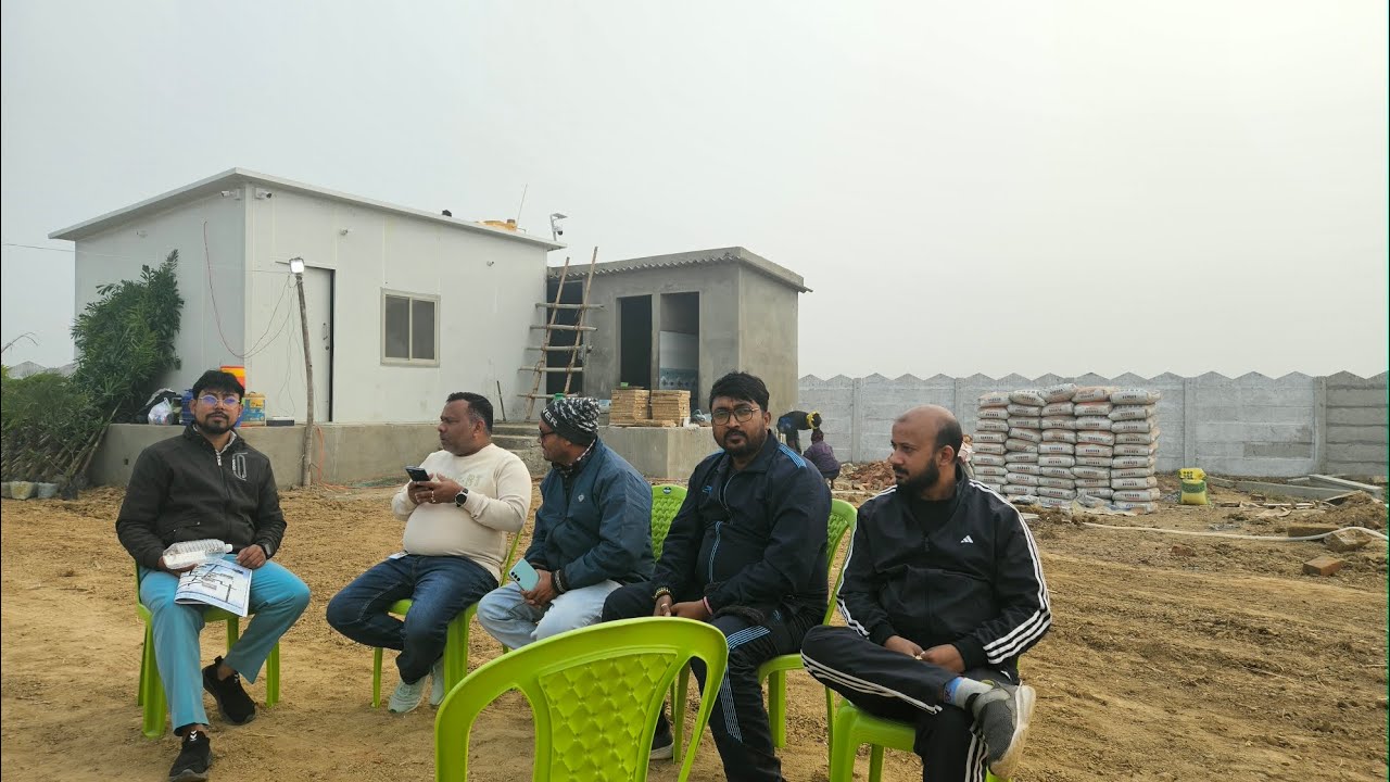 🚀 Жилой комплекс «Зеленая долина» в Раджгире: прекрасный вид на территорию, где находятся казармы...