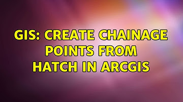 GIS: Create chainage points from hatch in ArcGIS (2 Solutions!!)