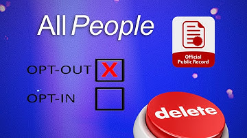 All People Opt Out Of Public Record Database And Protect Your Personal Information