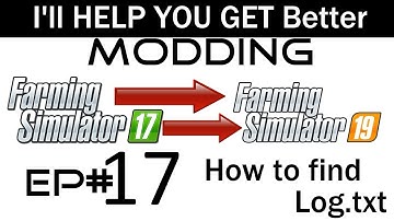 Farming Simulator 19 MODDING EP# 17 - I