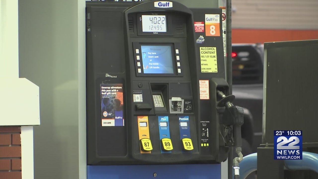 Gas prices increase 24 cents in Massachusetts this week - YouTube