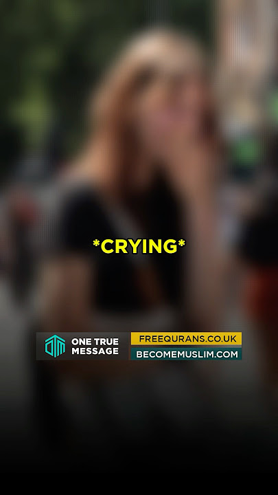 🥹She Broke Down In Tears... EMOTIONAL SHAHADA☝🏼