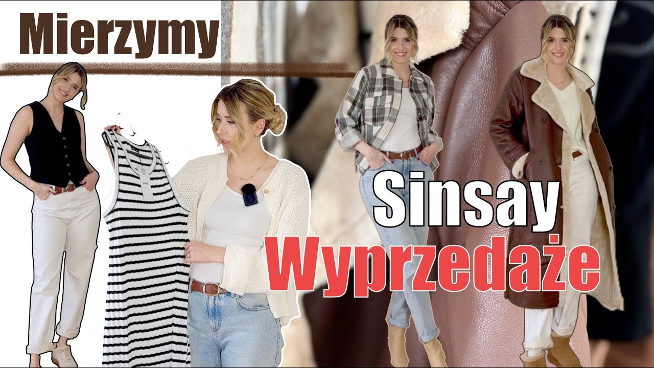 Mierzymy SINSAY ♥️ ŚWIETNY PŁASZCZ ! Przegląd WYPRZEDAŻE🔥 Perełki  W NISKICH CENACH!