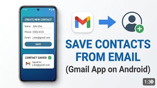 How to Save Contacts from Gmail on Android (Quick & Easy)