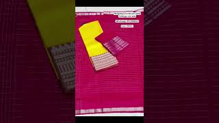 Mangalagiri handloom pattu lehanga voni sets What'sapp 9573992023 Cost 3300/- #langavoni #lehenga