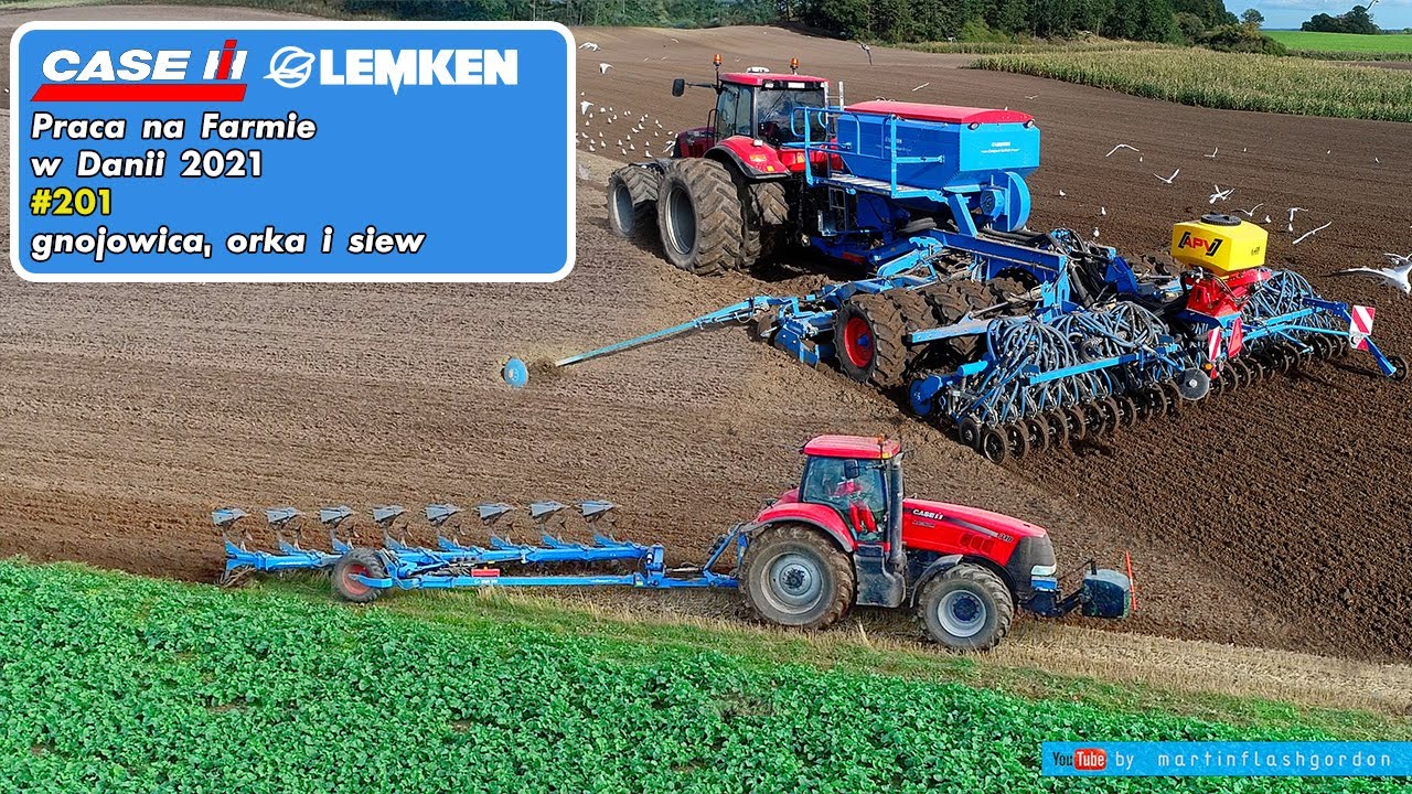 Praca na Farmie w Danii odcinek 201 gnojowica orka i siew