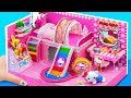 How to Make Cutest Hello Kitty Miniature House from Cardboard | DIY Miniature Cardboard House #21