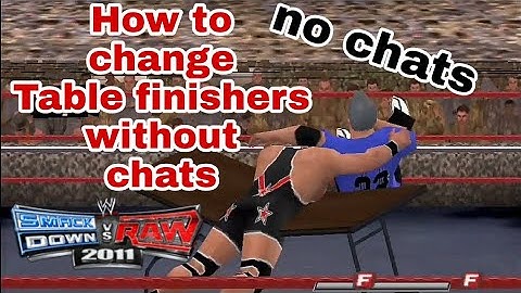 How to change table finishers without cheat svr 11(must watch) by mr.aj